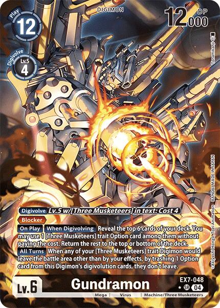 Gundramon [EX7-048] (Alternate Art) [Digimon LIBERATOR] | Black Swamp Games