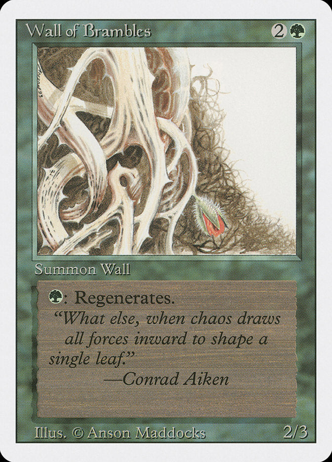 Wall of Brambles [Revised Edition] | Black Swamp Games