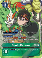 Shoto Kazama [EX7-064] (Alternate Art) [Digimon LIBERATOR] | Black Swamp Games