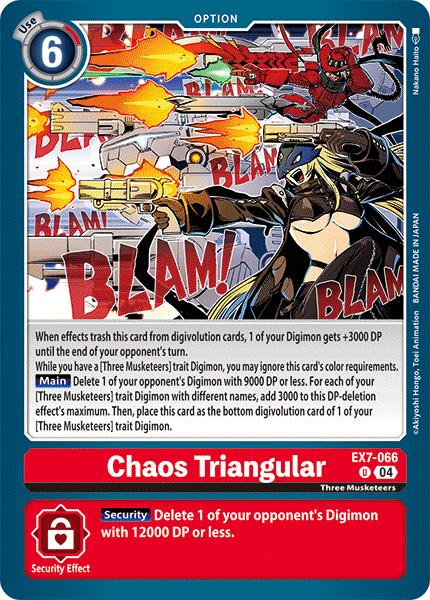 Chaos Triangular [EX7-066] [Digimon LIBERATOR] | Black Swamp Games