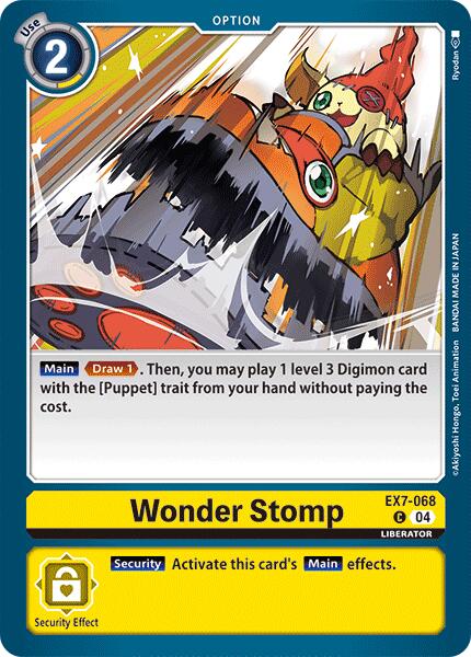 Wonder Stomp [EX7-068] [Digimon LIBERATOR] | Black Swamp Games