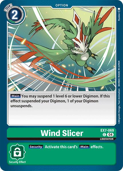 Wind Slicer [EX7-069] [Digimon LIBERATOR] | Black Swamp Games