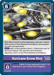 Hurricane Screw Shot [EX7-071] [Digimon LIBERATOR] | Black Swamp Games