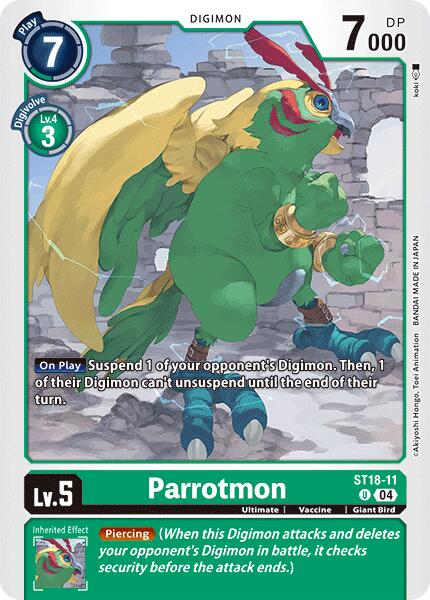 Parrotmon [ST18-11] [Starter Deck: Guardian Vortex] | Black Swamp Games