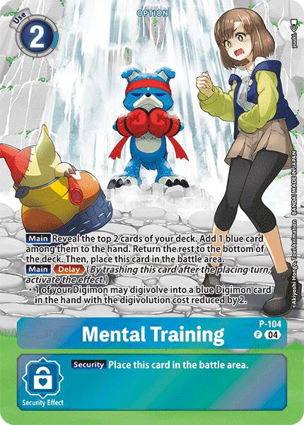 Mental Training [P-104] (Starter Deck 19 Exclusive) [Starter Deck: Fable Waltz Promos] | Black Swamp Games