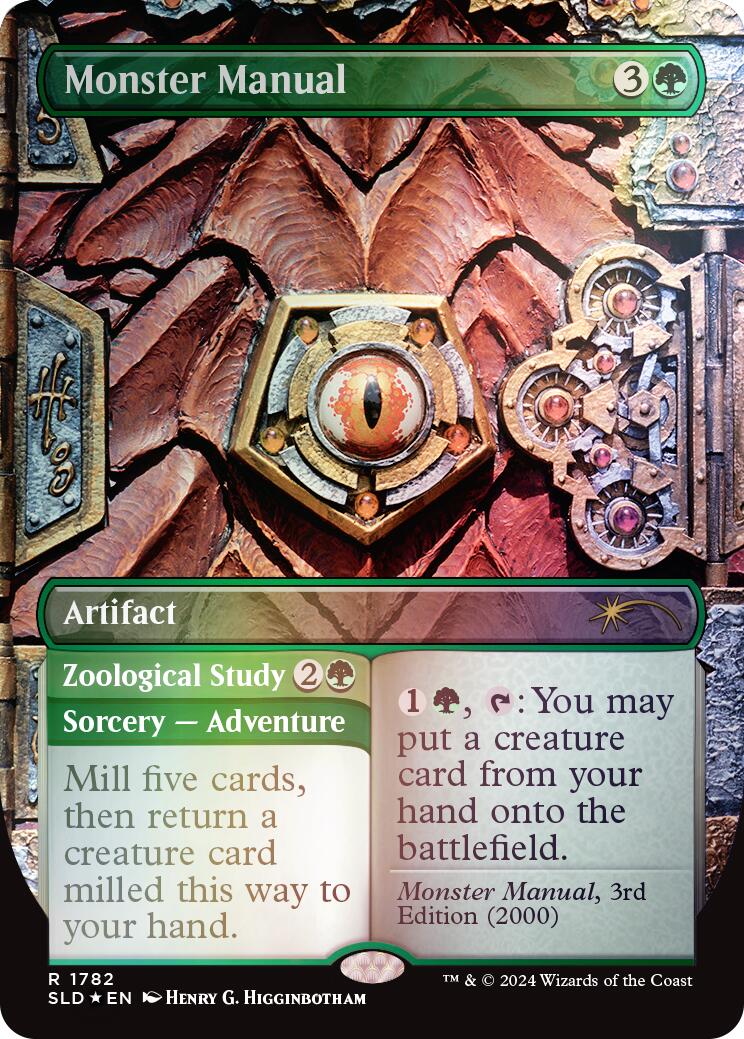 Monster Manual (Rainbow Foil) [Secret Lair Drop Series] | Black Swamp Games