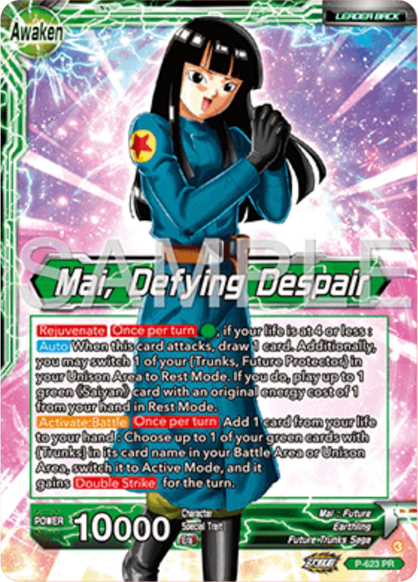 Mai // Mai, Defying Despair (Gold Stamped) (P-623) [Promotion Cards] | Black Swamp Games