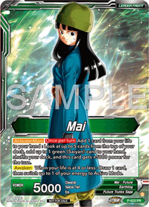 Mai // Mai, Defying Despair (Gold Stamped) (P-623) [Promotion Cards] | Black Swamp Games