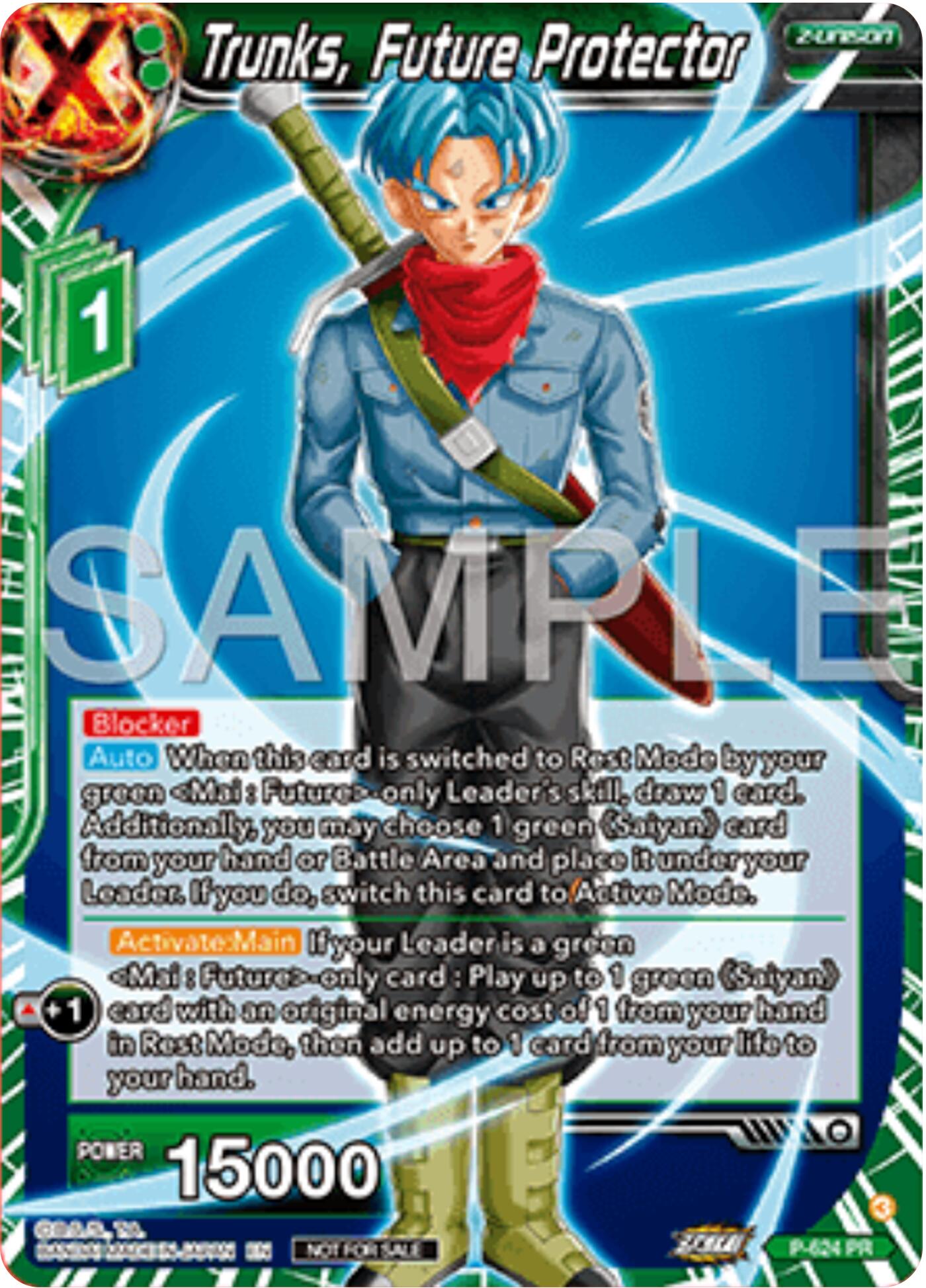 Trunks, Future Protector (P-424) [Promotion Cards] | Black Swamp Games