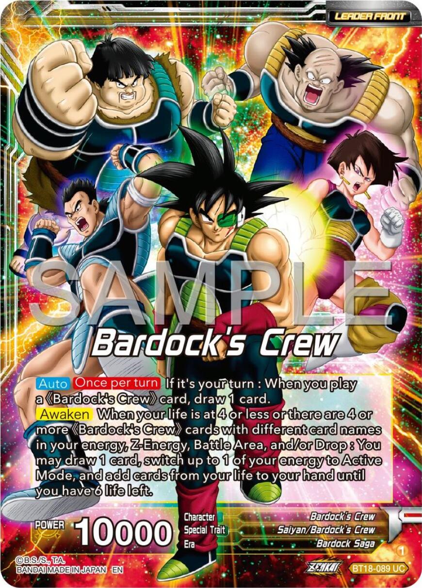 Bardock's Crew // Bardock, Inherited Will (BT18-089) [Premium 7th Anniversary Box 2024] | Black Swamp Games