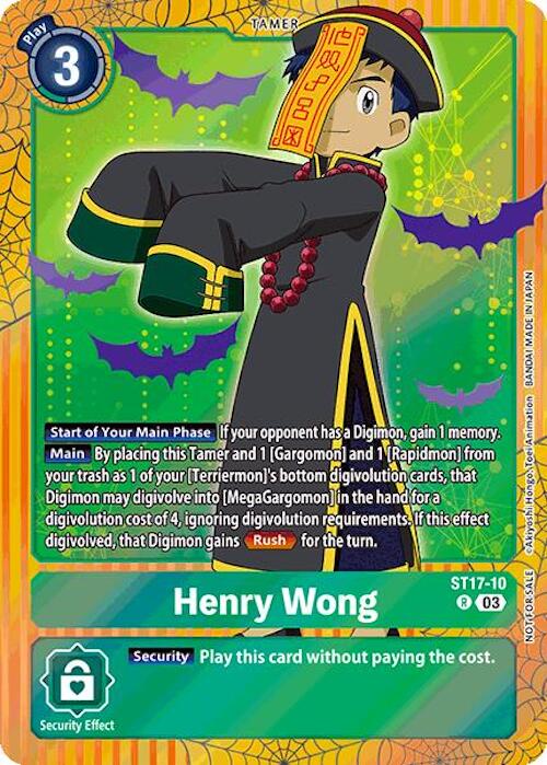 Henry Wong [ST17-10] (Halloween Event 2024) [Starter Deck: Double Typhoon Advanced Deck Set] | Black Swamp Games