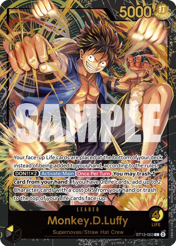 Monkey.D.Luffy (Premium Card Collection -Leader Collection-) [One Piece Promotion Cards] | Black Swamp Games