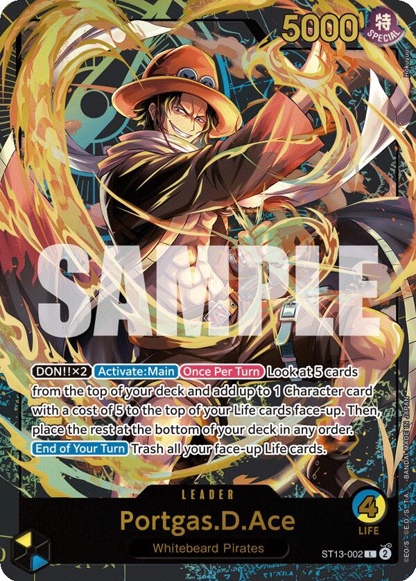 Portgas.D.Ace (Premium Card Collection -Leader Collection-) [One Piece Promotion Cards] | Black Swamp Games