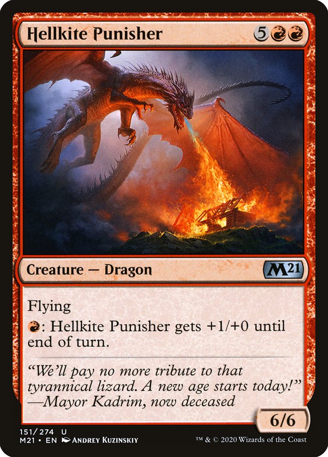 Hellkite Punisher [Core Set 2021] | Black Swamp Games