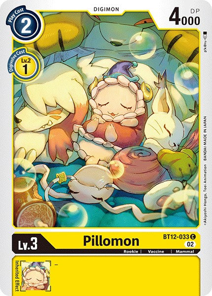 Pillomon [BT12-033] [Across Time] | Black Swamp Games