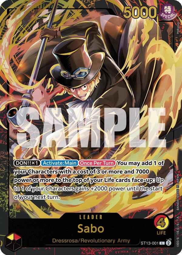 Sabo (Premium Card Collection -Leader Collection-) [One Piece Promotion Cards] | Black Swamp Games