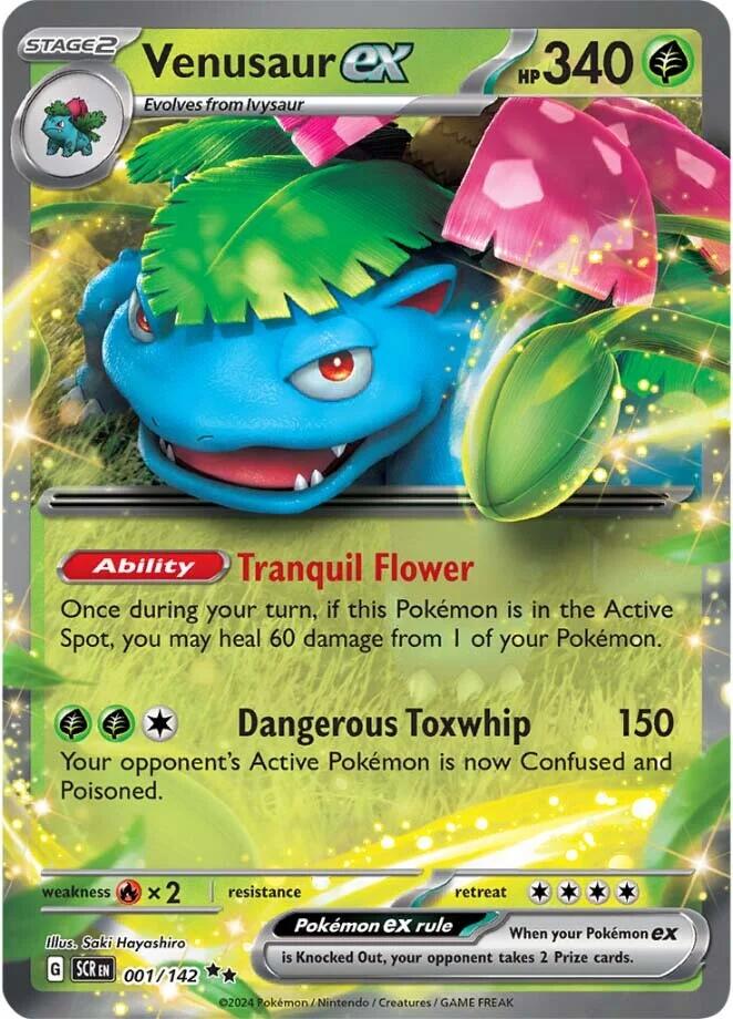 Venusaur ex (001/142) [Scarlet & Violet: Stellar Crown] | Black Swamp Games