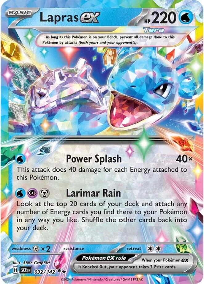 Lapras ex (032/142) [Scarlet & Violet: Stellar Crown] | Black Swamp Games