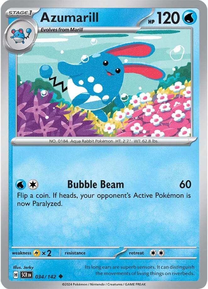 Azumarill (034/142) [Scarlet & Violet: Stellar Crown] | Black Swamp Games