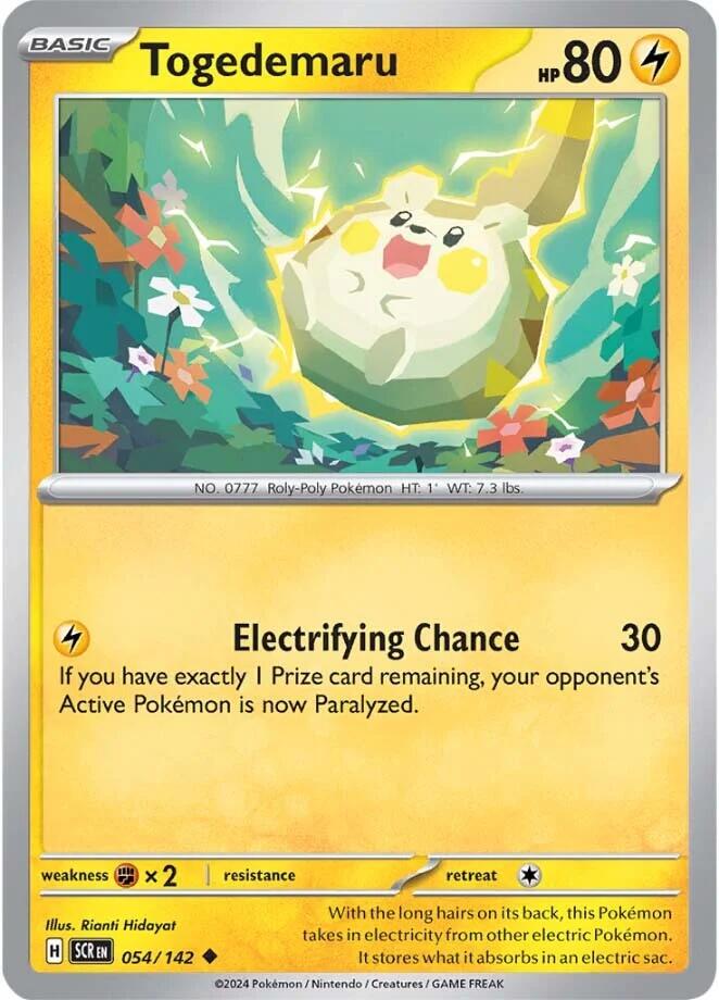 Togedemaru (054/142) [Scarlet & Violet: Stellar Crown] | Black Swamp Games