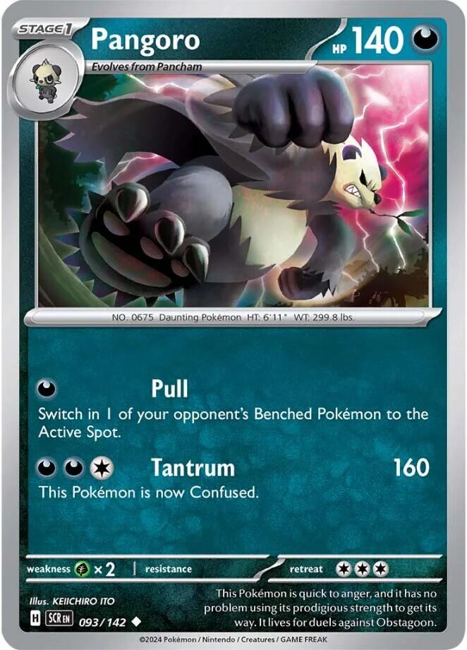 Pangoro (093/142) [Scarlet & Violet: Stellar Crown] | Black Swamp Games