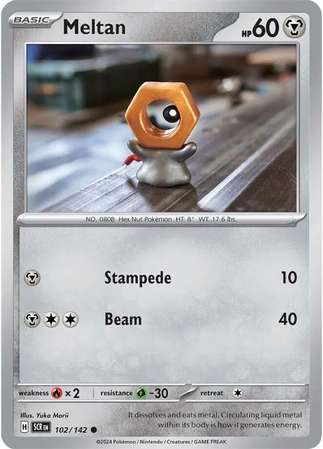 Meltan (102/142) [Scarlet & Violet: Stellar Crown] | Black Swamp Games