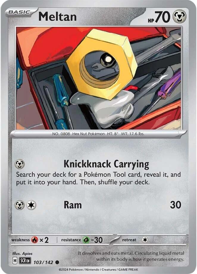 Meltan (103/142) [Scarlet & Violet: Stellar Crown] | Black Swamp Games