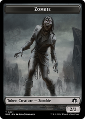 Servo // Zombie Double-Sided Token [Modern Horizons 3 Tokens] | Black Swamp Games