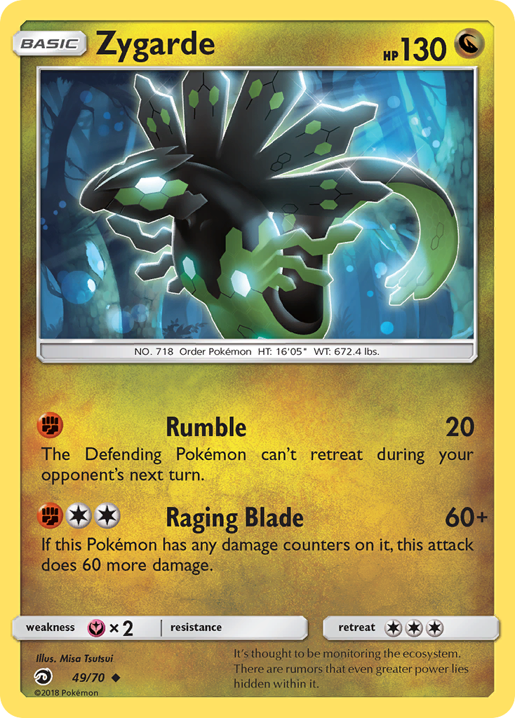 Zygarde (49/70) [Sun & Moon: Dragon Majesty] | Black Swamp Games