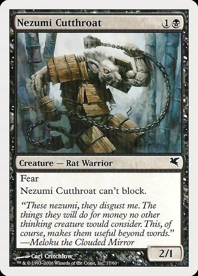 Nezumi Cutthroat (17) [Hachette UK] | Black Swamp Games