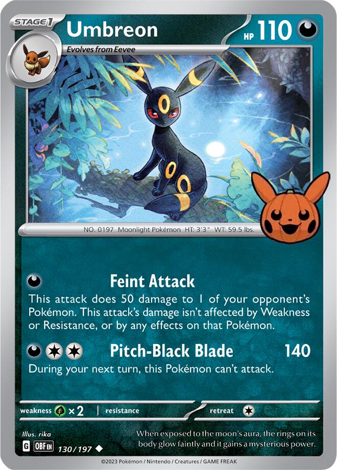 Umbreon (130/197) [Trick or Trade 2024] | Black Swamp Games