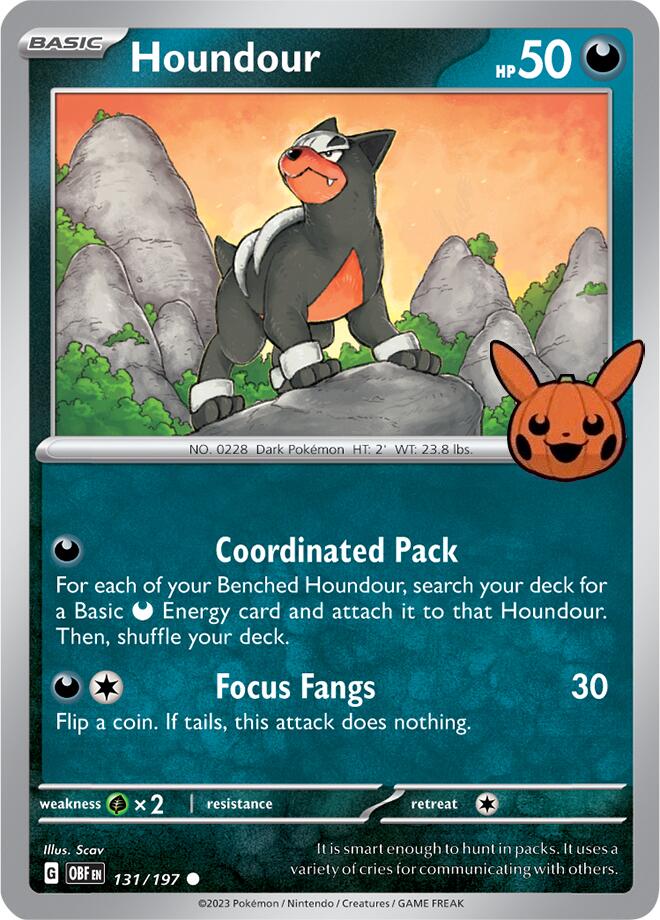 Houndour (131/197) [Trick or Trade 2024] | Black Swamp Games