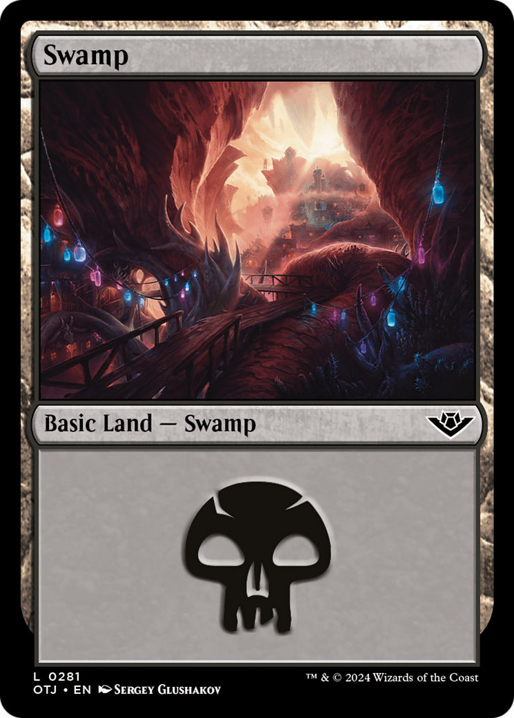 Swamp (0281) [Outlaws of Thunder Junction] | Black Swamp Games