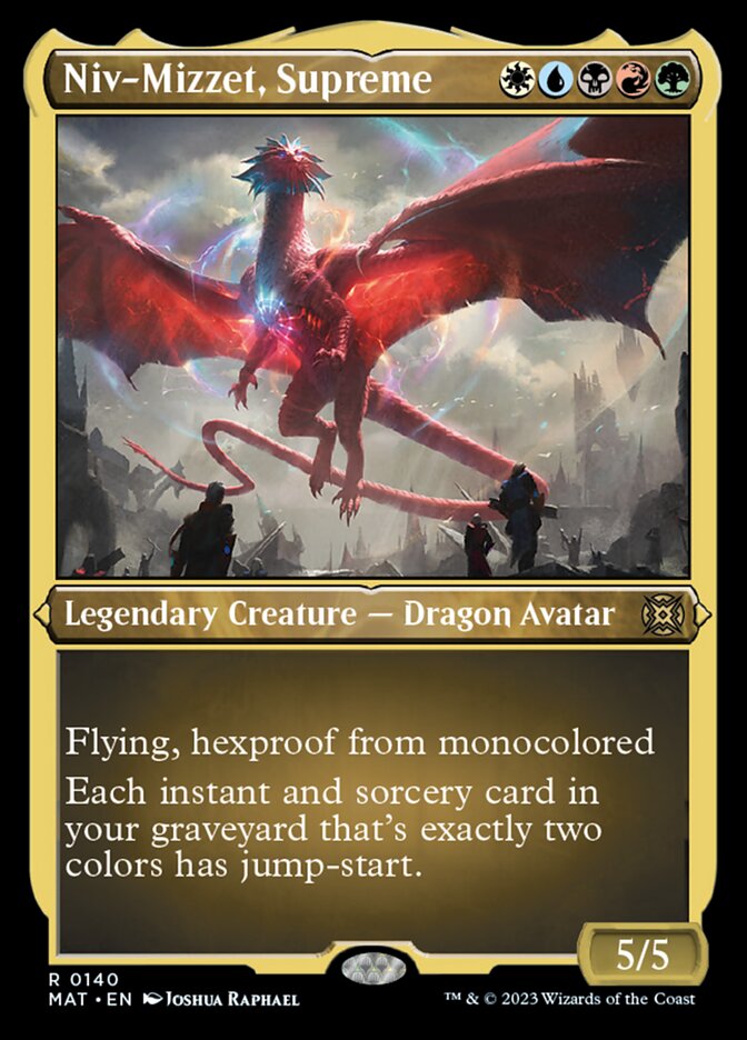 Niv-Mizzet, Supreme (Foil Etched) [March of the Machine: The Aftermath] | Black Swamp Games