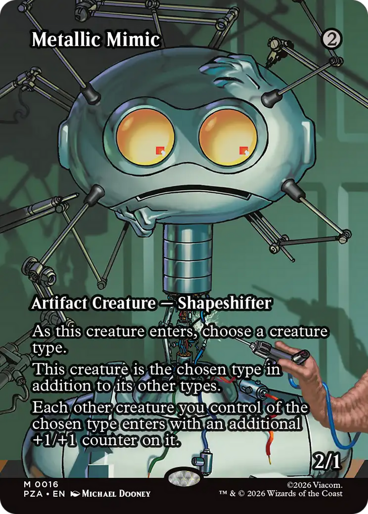 Metallic Mimic (Borderless) [Teenage Mutant Ninja Turtles Eternal-Legal] | Black Swamp Games
