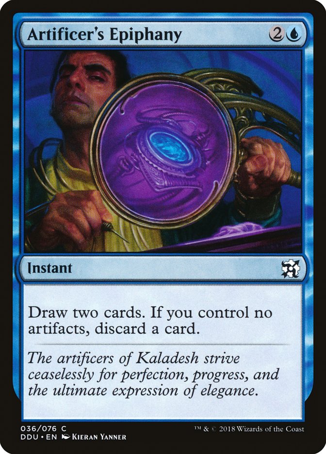 Artificer's Epiphany [Duel Decks: Elves vs. Inventors] | Black Swamp Games
