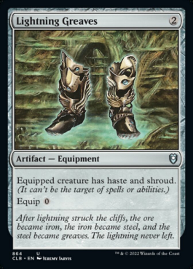 Lightning Greaves [Commander Legends: Battle for Baldur's Gate] | Black Swamp Games