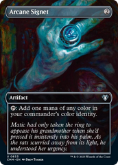 Arcane Signet (Borderless Alternate Art) [Commander Masters] | Black Swamp Games