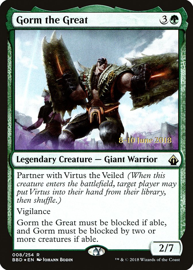 Gorm the Great [Battlebond Prerelease Promos] | Black Swamp Games