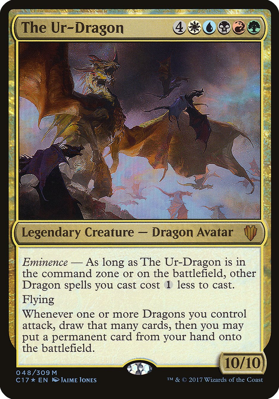 The Ur-Dragon (Oversized) [Commander 2017 Oversized] | Black Swamp Games