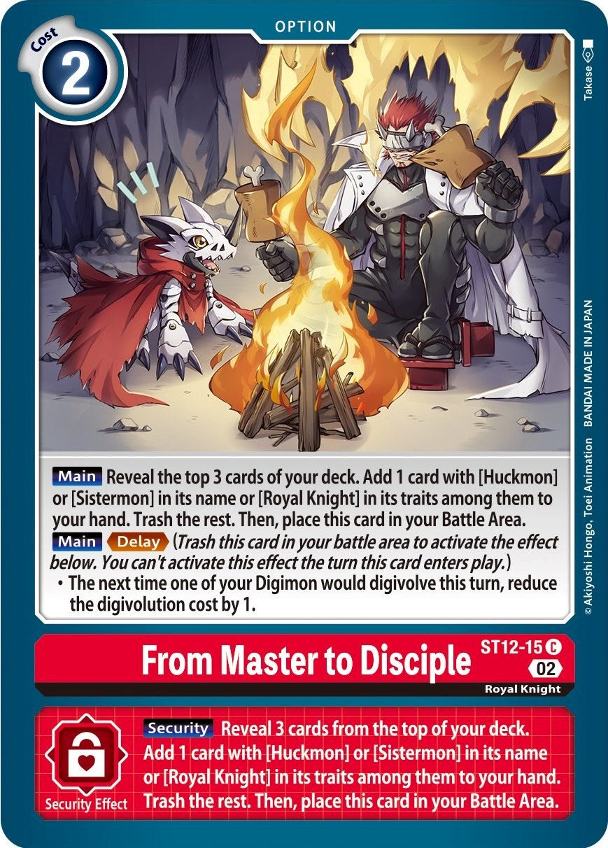 From Master to Disciple [ST12-15] [Starter Deck: Jesmon] | Black Swamp Games