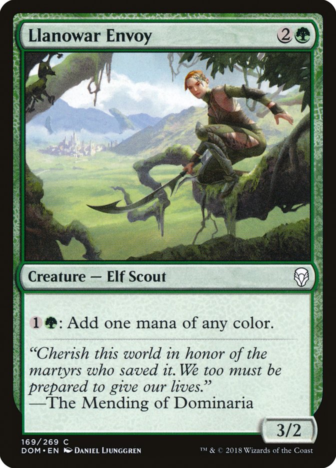 Llanowar Envoy [Dominaria] | Black Swamp Games