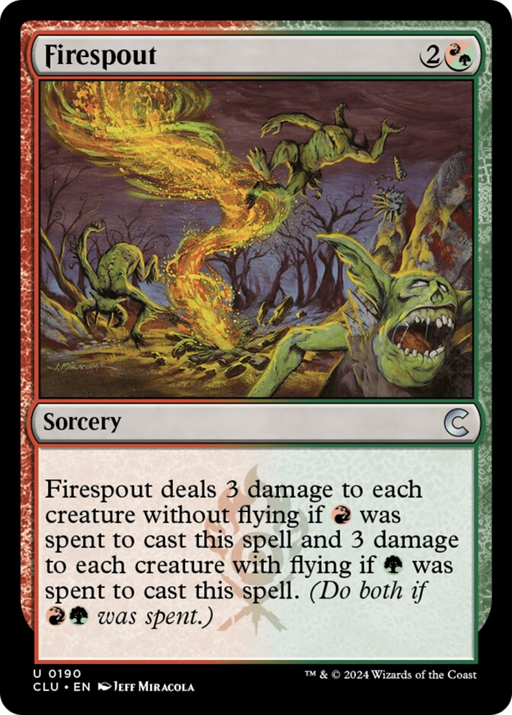 Firespout [Ravnica: Clue Edition] | Black Swamp Games