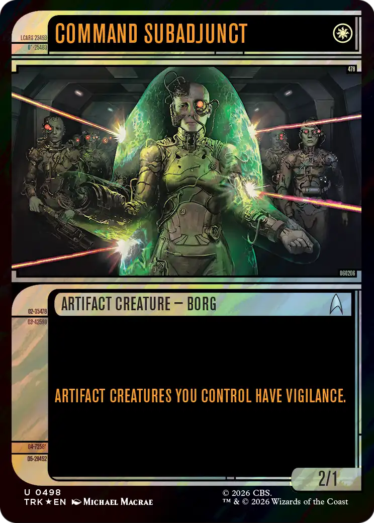 Command Subadjunct (Showcase) (Surge Foil) [Star Trek] | Black Swamp Games