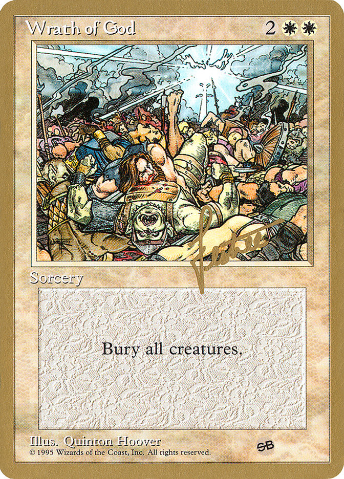 Wrath of God (Bertrand Lestree) (SB) [Pro Tour Collector Set] | Black Swamp Games