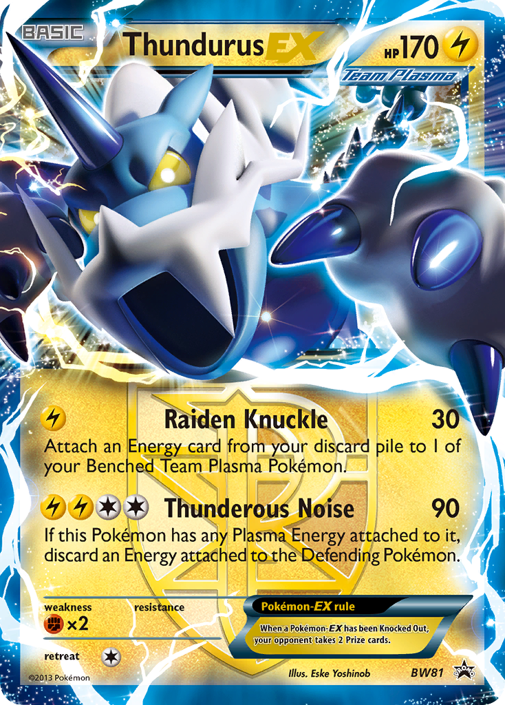 Thundurus EX (BW81) [Black & White: Black Star Promos] | Black Swamp Games