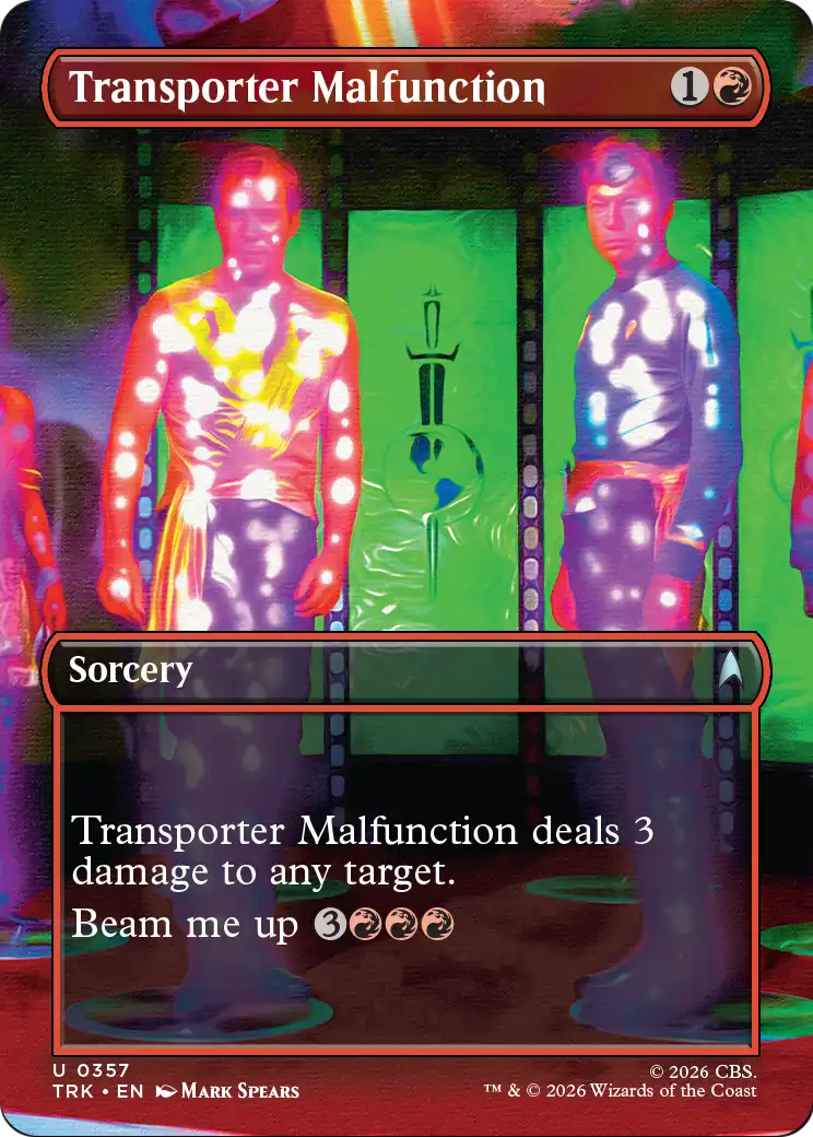 Transporter Malfunction (Borderless) [Star Trek] | Black Swamp Games
