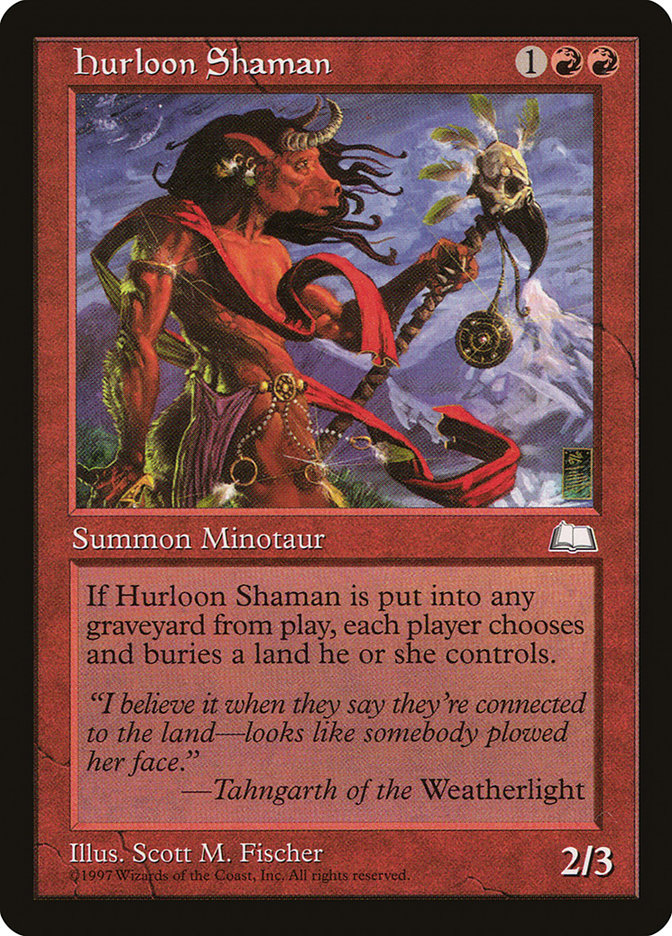 Hurloon Shaman [Weatherlight] | Black Swamp Games