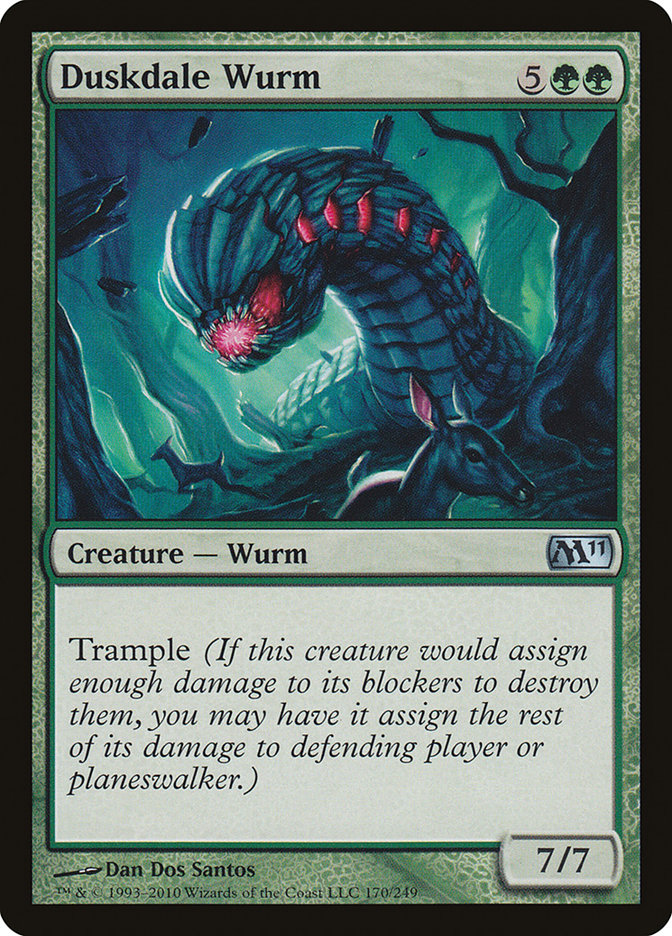 Duskdale Wurm [Magic 2011] | Black Swamp Games