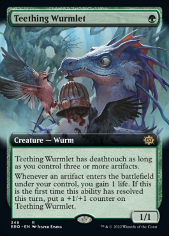 Teething Wurmlet (Extended Art) [The Brothers' War] | Black Swamp Games